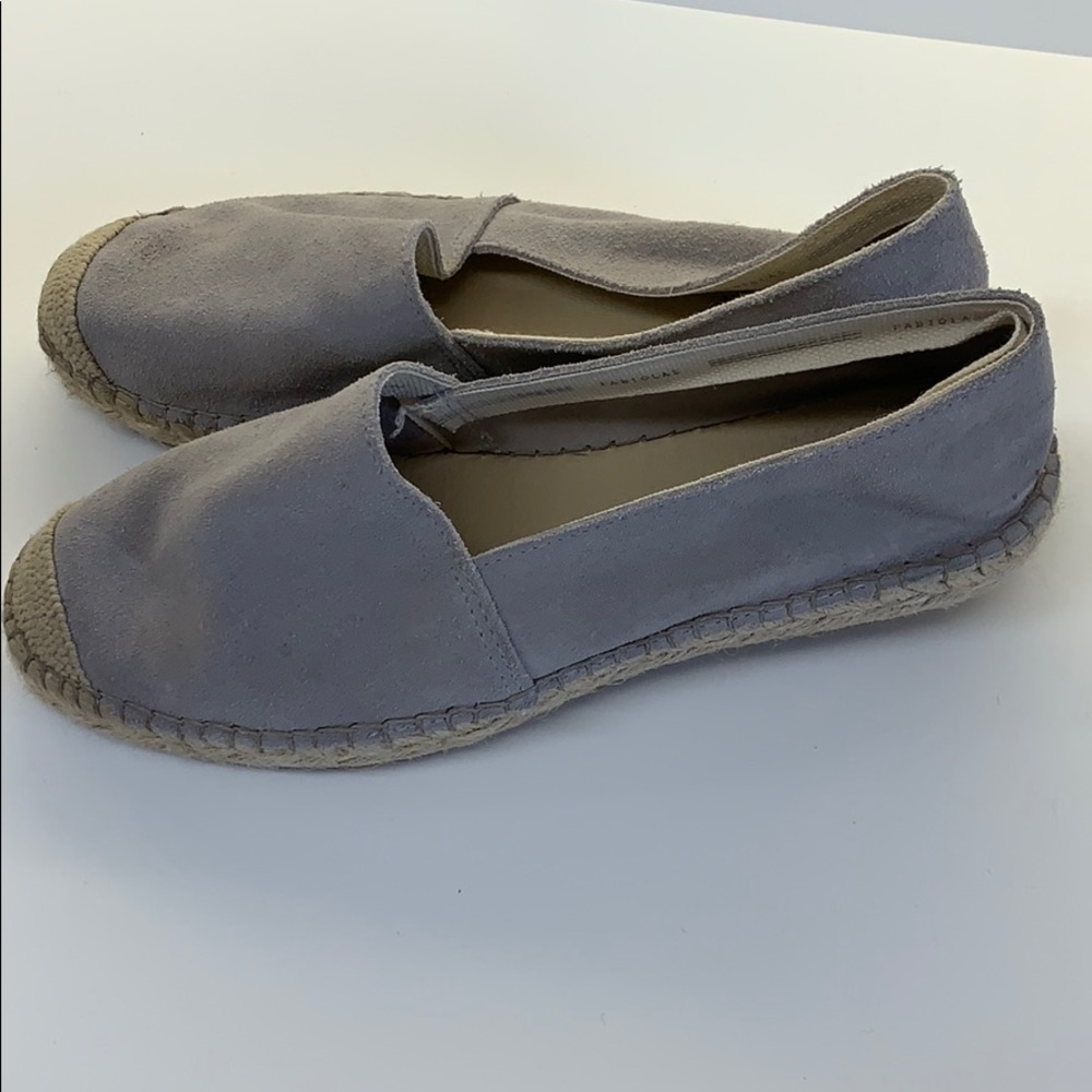 Espadrilles. Grey Suede.